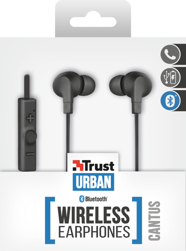 Audifonos Inalámbrico Bluetooth Trust Cantus Negro – imagen 2