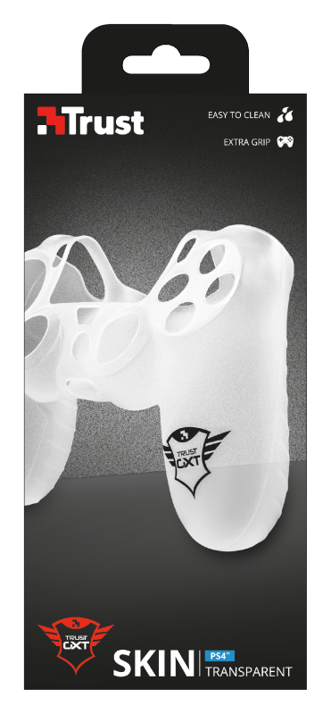 Protector Silicona Rubber Skin Joystick Ps4 Blanco Trust – imagen 2
