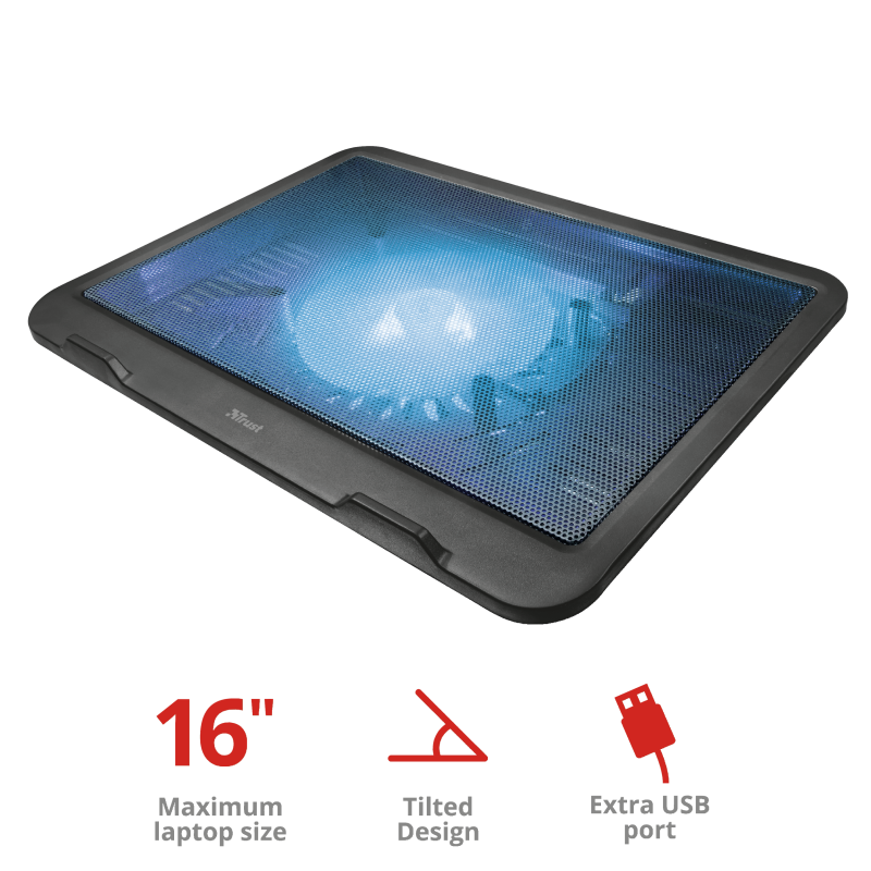 Mesa Ventilador Notebook De 16 Pulgadas Ziva Trust – imagen 4