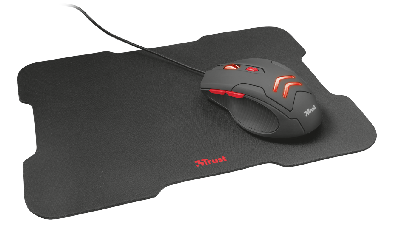 Kit Gamer Mouse + Mousepad Ziva Trust – imagen 5