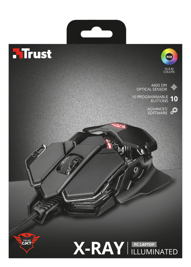Mouse Gamer X-Ray Iluminated Trust Gxt-138 – imagen 3