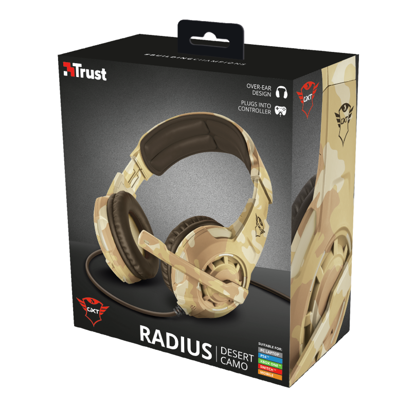 Audifono Gamer Trust Gxt 310D Camu Pc Ps4 Switch Xbox One – imagen 5