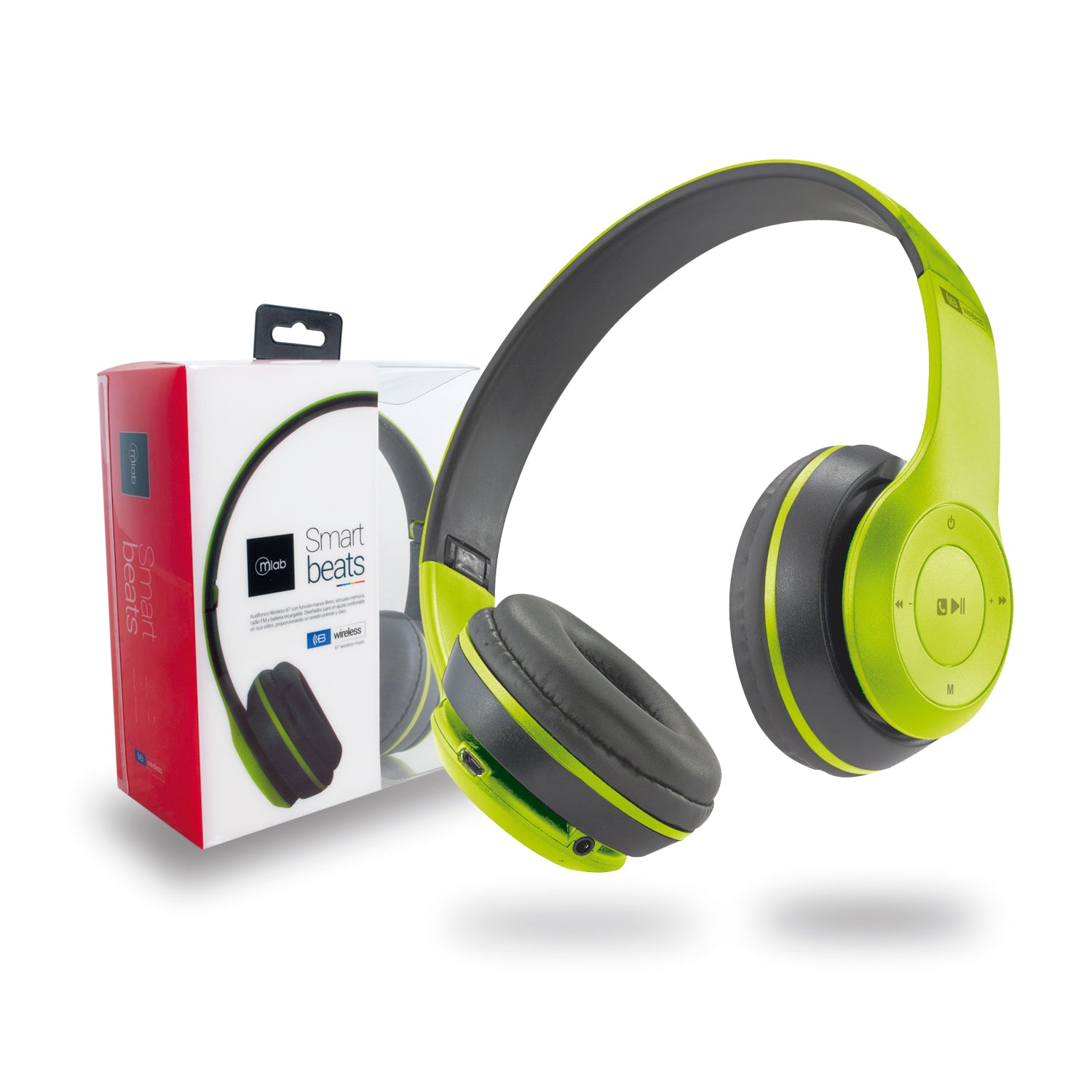 Audifonos Bluetooth Microlab Smart Beats Mod 8210 Verde – imagen 4