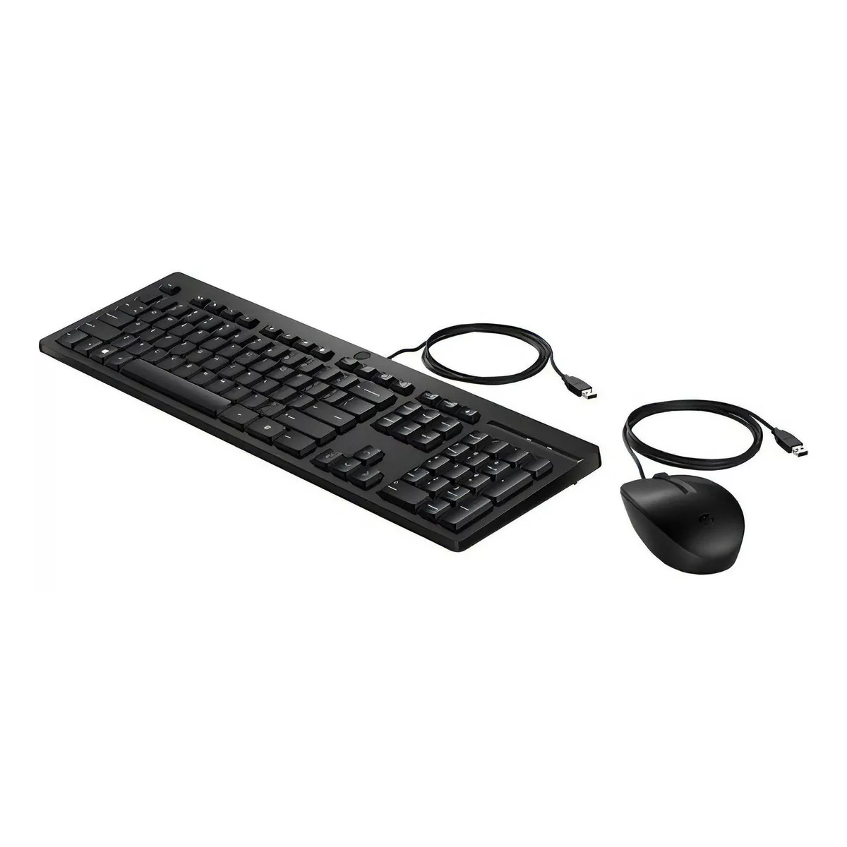 Kit Hp Teclado Y Mouse Alambrico 225 Negro