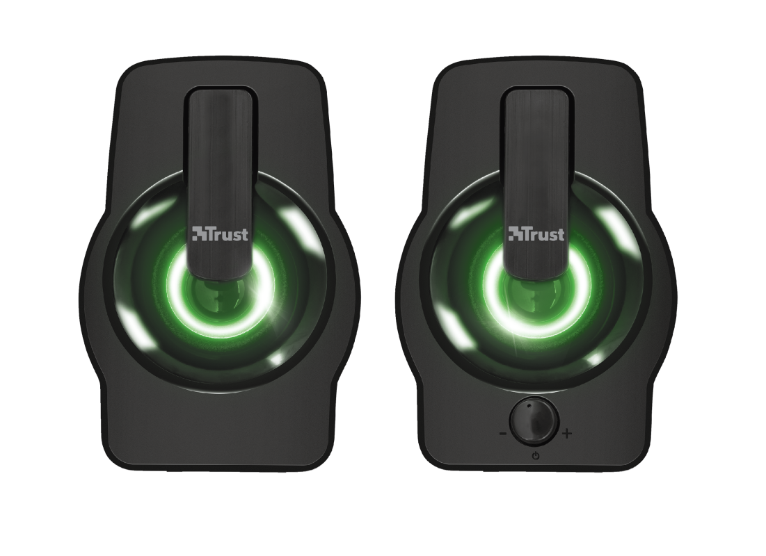 Parlantes Gamer Trust Gemi 2.0 Rgb Negro – imagen 3