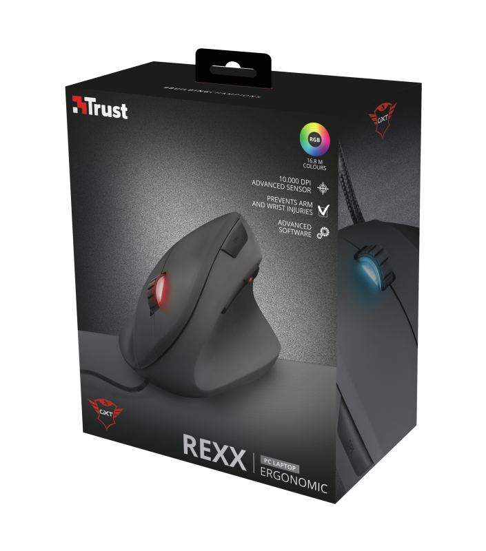 Mouse Gamer Vertical Trust Gxt 144 Rexx – imagen 7