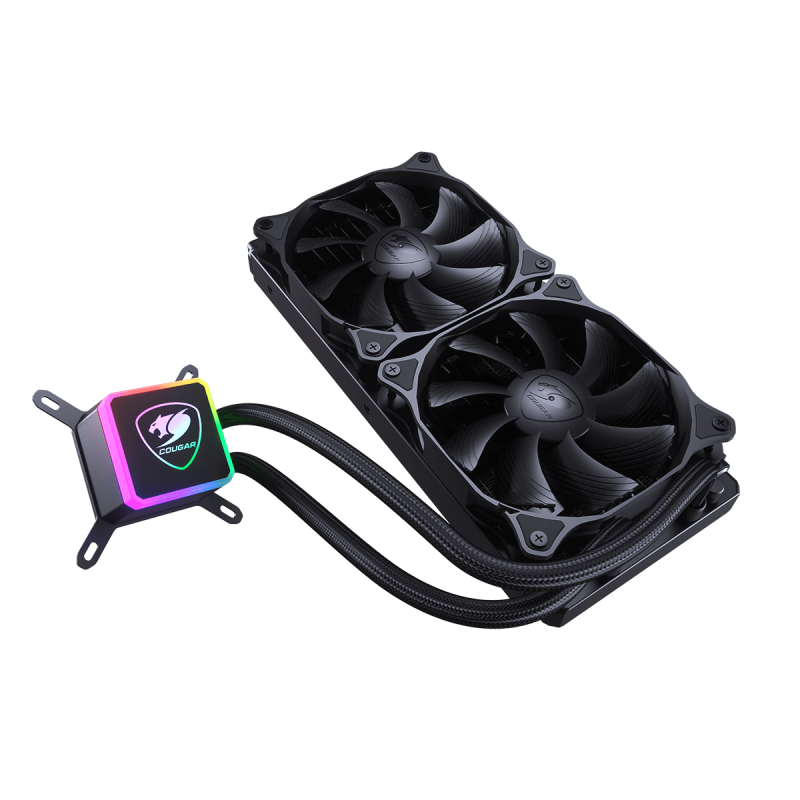 Refrigeración Líquida Cougar Aqua 240mm Rgb Negro – imagen 2