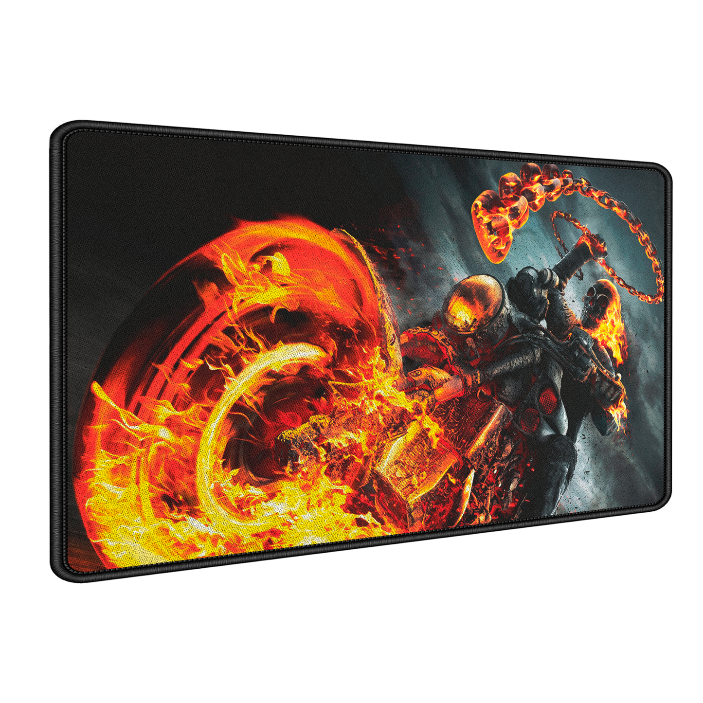 Mousepad Gamer Antideslizante 70x30 Diseño Ghostrider