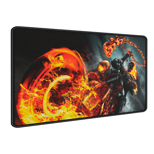 Mousepad Gamer Antideslizante 70x30 Diseño Ghostrider