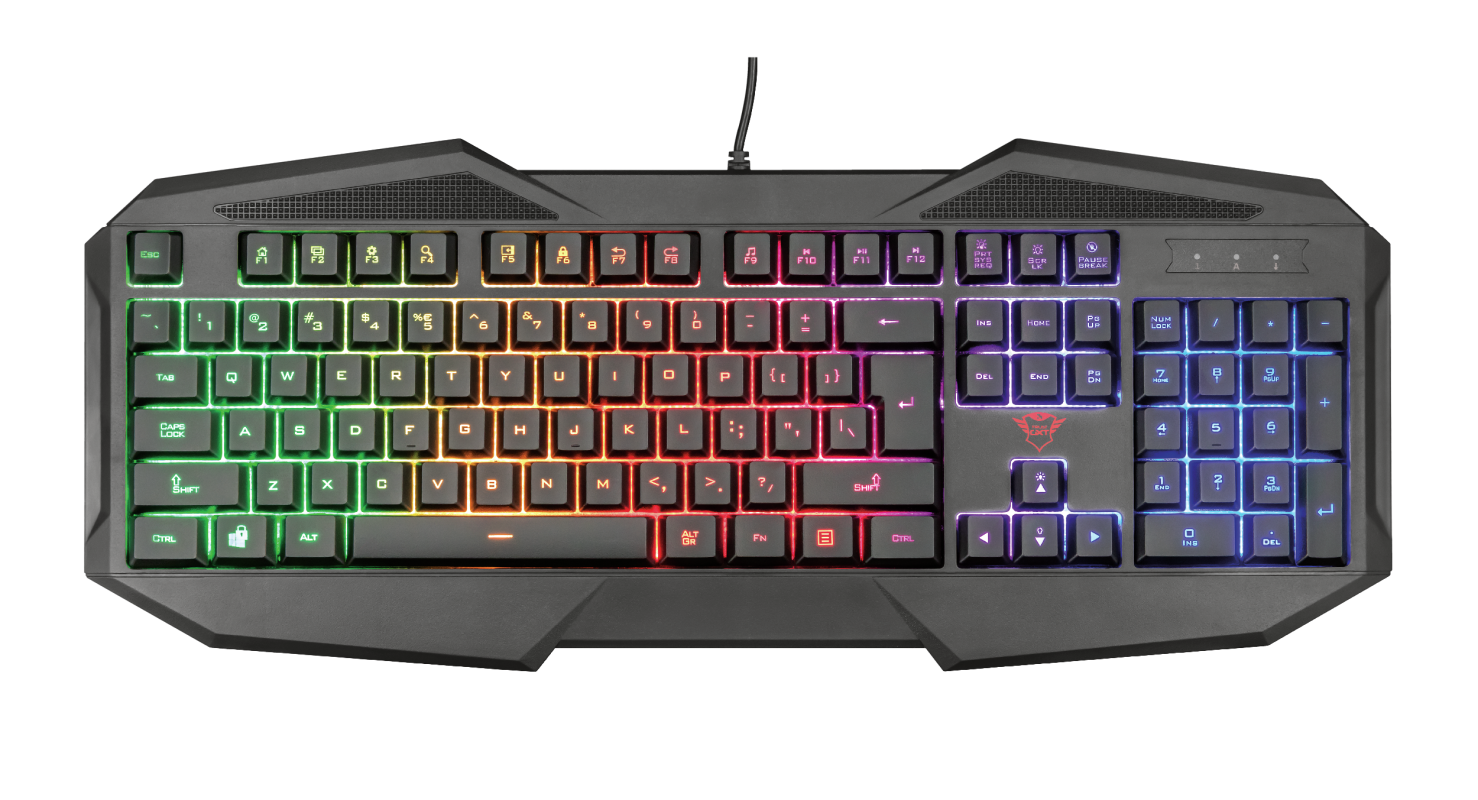 Kit Gamer Trust Gxt 1180rw 4 en 1 Teclado Mouse Headset Mousepad – imagen 7