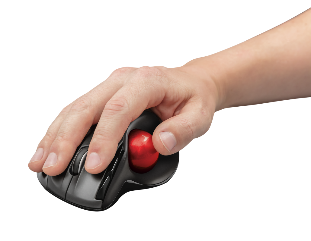 Mouse Inalámbrico Trust Trackball Sferia Negro – imagen 3
