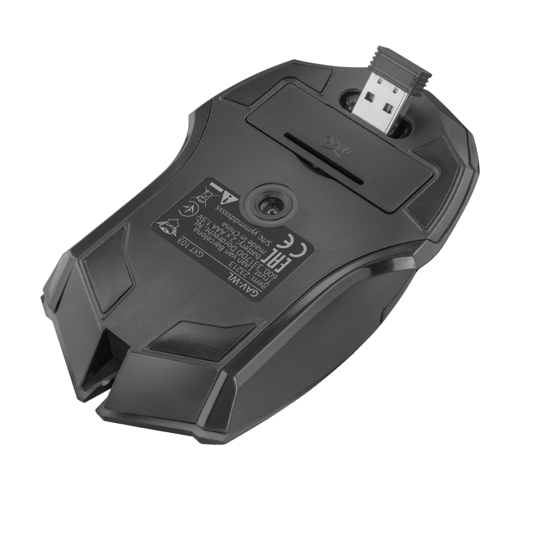 Mouse Gamer Trust Gxt 103 Gav Inalambrico Negro – imagen 4