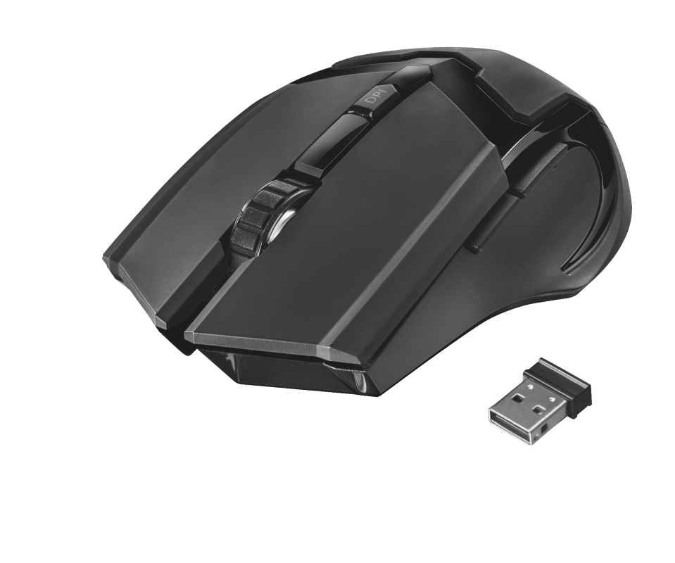 Mouse Gamer Trust Gxt 103 Gav Inalambrico Negro – imagen 3