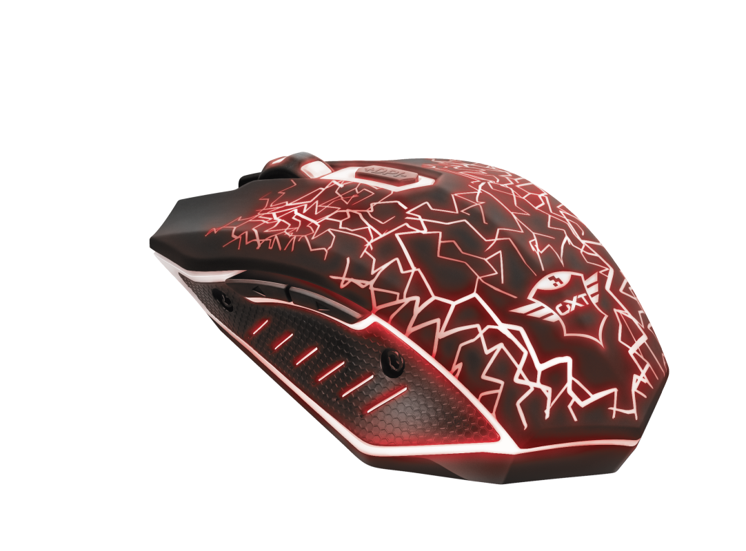 Mouse Gamer Inalambrico Trust Gxt 107 Izza Negro – imagen 2