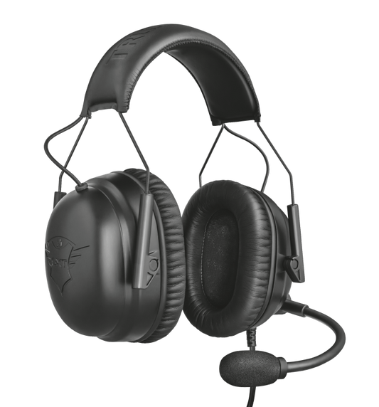 Audifonos Gamer Trust Gxt 444 Wayman Pro Pc Ps4 Xbox Switch Negro