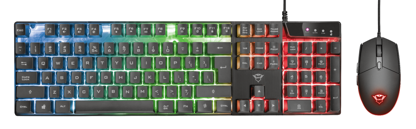 Combo Kit Gamer Teclado Mouse Gxt 838 Azor Trust – imagen 3