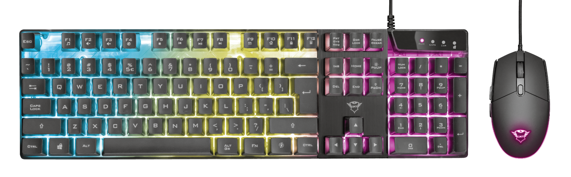 Combo Kit Gamer Teclado Mouse Gxt 838 Azor Trust – imagen 5