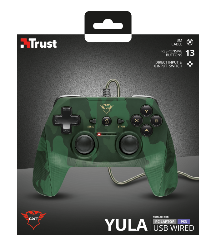 Control Joystick Analogo Gamepad Trust Gxt 540 Verde – imagen 3