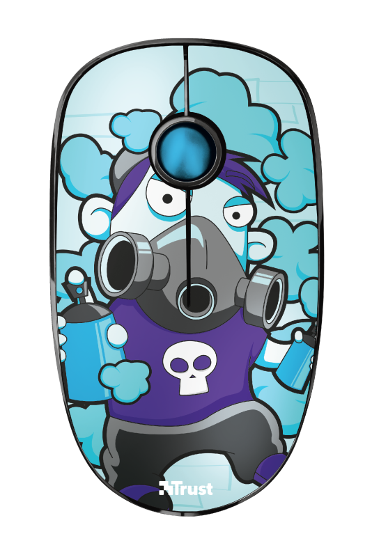 Mouse Inalámbrico Trust Sketch Silencioso Azul – imagen 2
