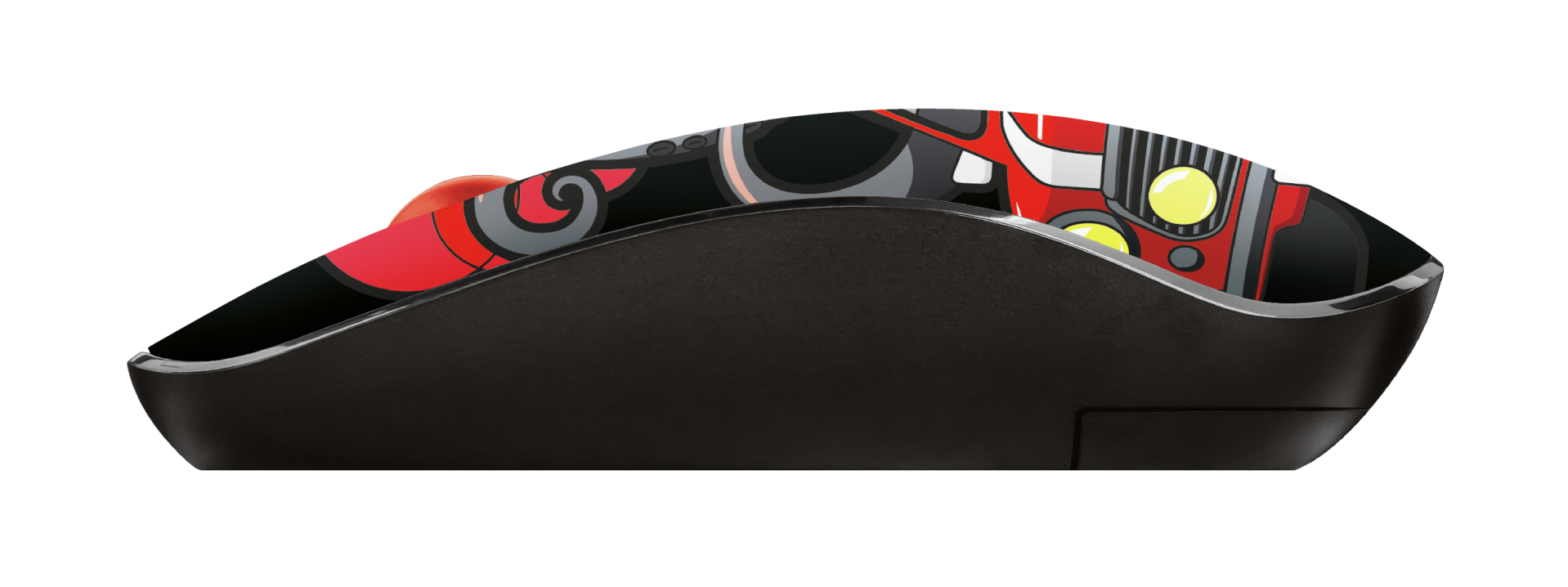Mouse Inalámbrico Trust Sketch Silencioso Rojo – imagen 4