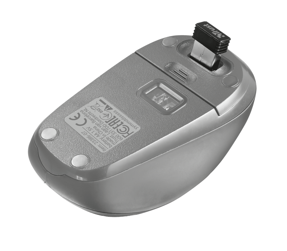 Mouse Inalambrico Trust Yvi Blanco – imagen 3