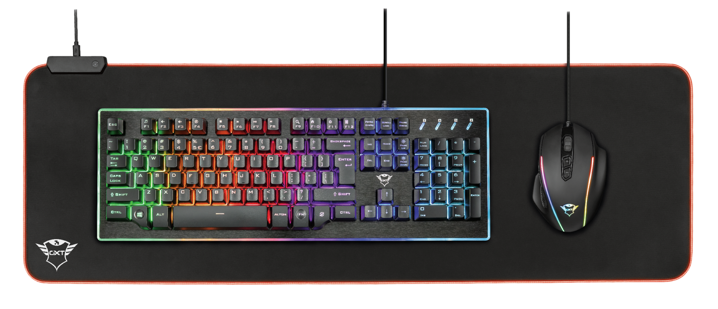 Mousepad Gamer Trust Gxt 764 Glide Flex Rgb XXL Negro – imagen 3
