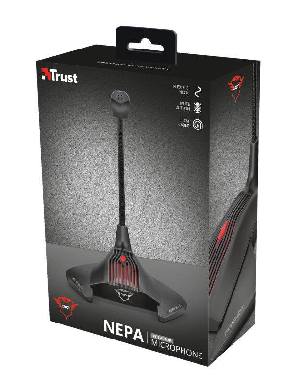 Microfono Gamer Trust Gxt 239 Nepa Negro – imagen 2