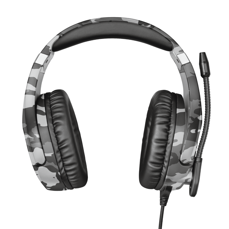Audifonos Gamer Trust Gxt 488 Forze Pc Ps4 Switch Xbox Camu Gris – imagen 4