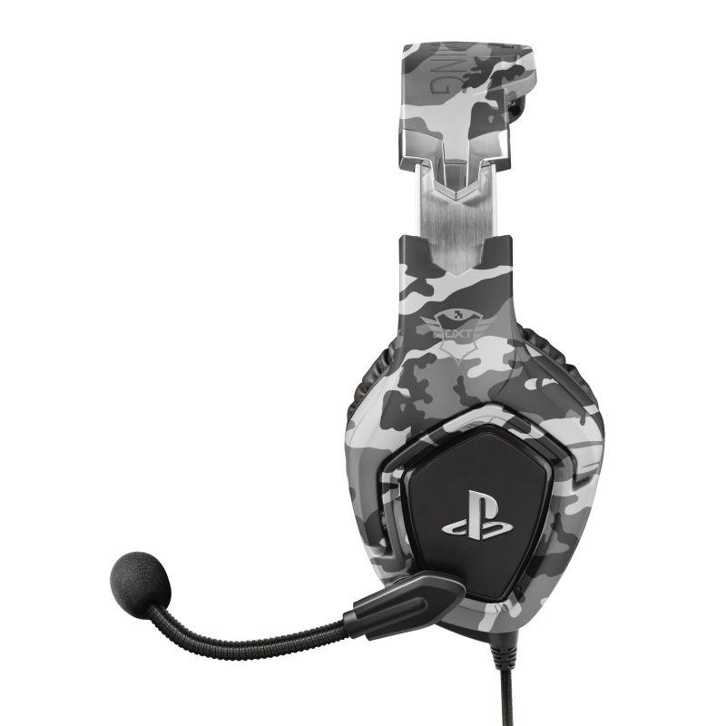 Audifonos Gamer Trust Gxt 488 Forze Pc Ps4 Switch Xbox Camu Gris – imagen 3