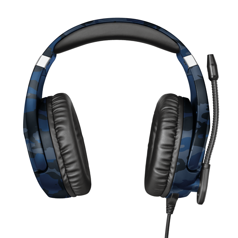 Audifonos Gamer Trust Gxt 488 Forze Pc Ps4 Switch Xbox Camu Azul – imagen 4