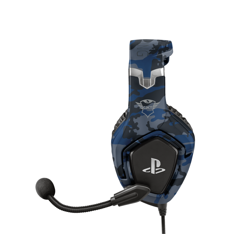 Audifonos Gamer Trust Gxt 488 Forze Pc Ps4 Switch Xbox Camu Azul – imagen 3