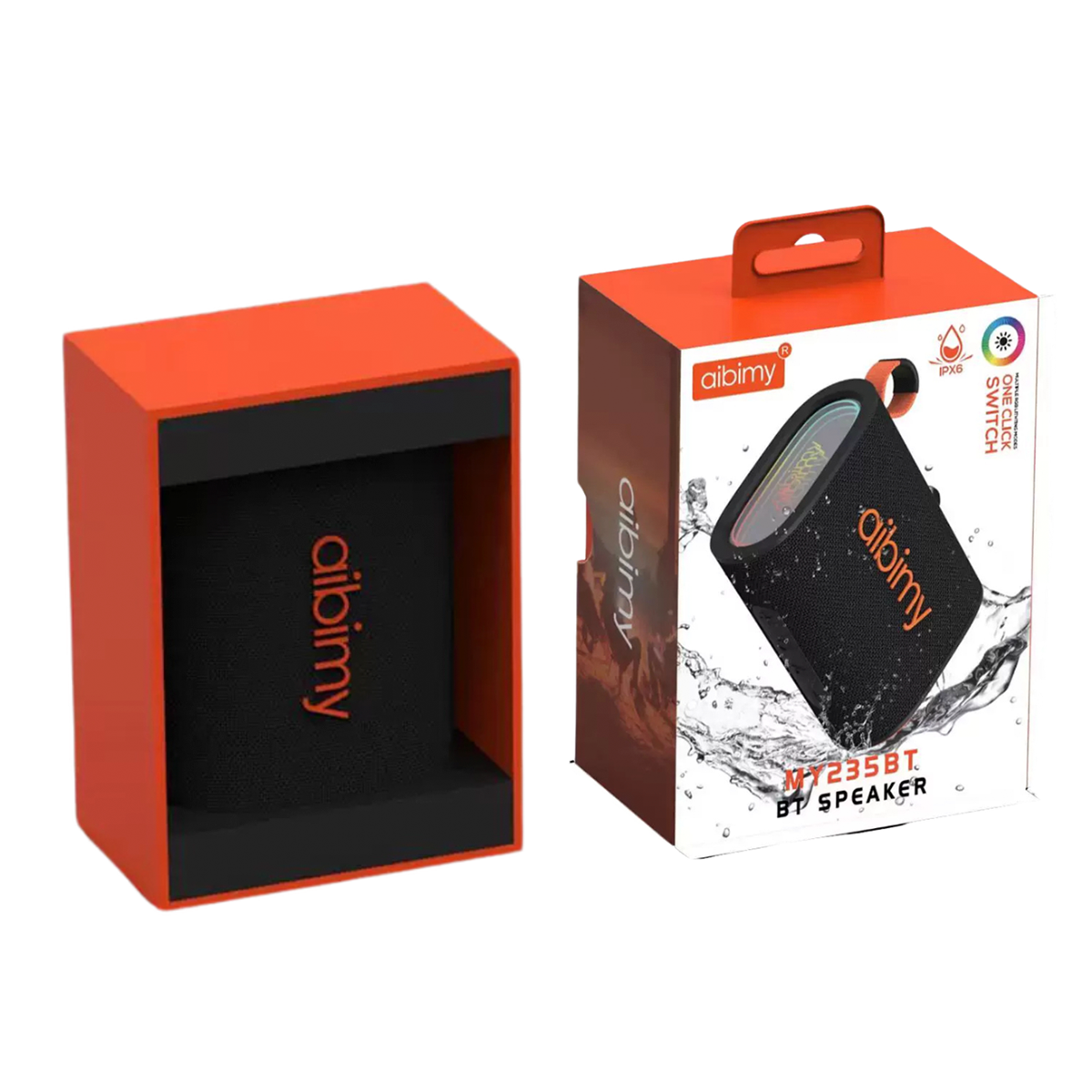 Parlante Inalambrico Bluetooth Aibimy Pequeño My235bt Negro