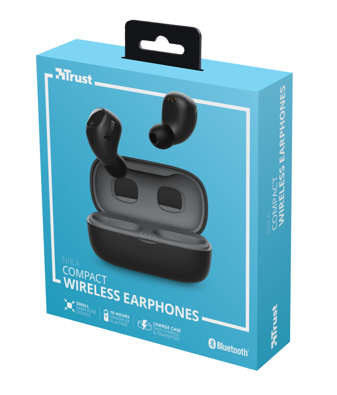 Audifonos Bluetooth Trust Nika Compact Negro – imagen 2