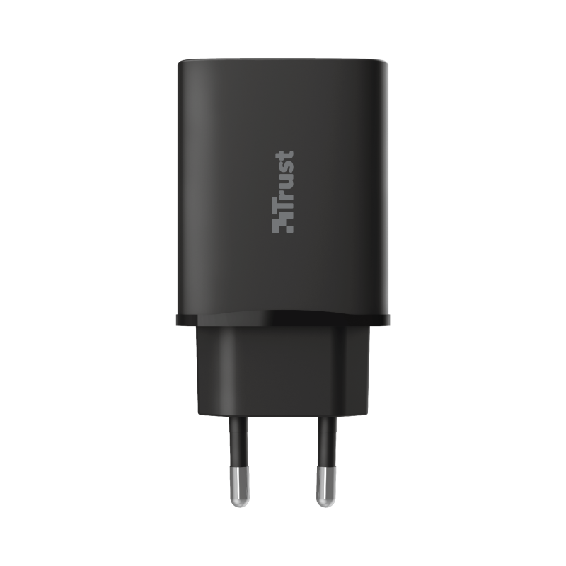 Cargador Ultra Rapida Tipo C Qmax 18w Trust Negro – imagen 3