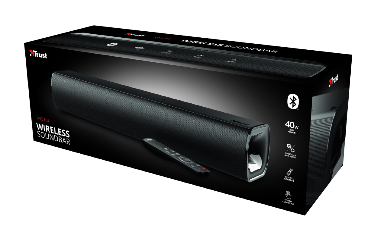Parlante Soundbar Trust Lino HD Bluetooth Negro – imagen 6