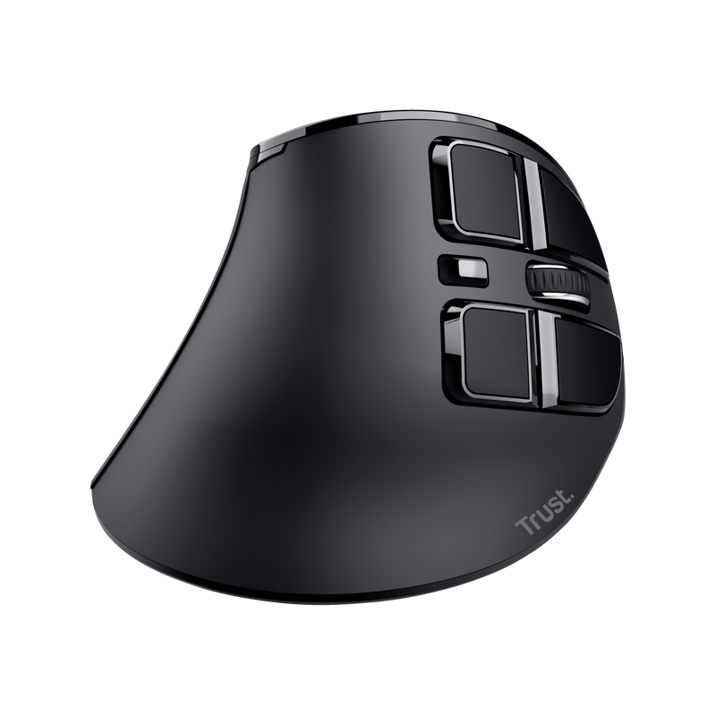 Mouse Inalambrico Recargable Trust Ergo Voxx Negro – imagen 2