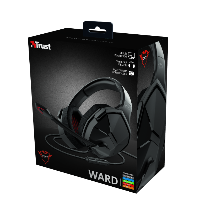 Audifonos Gamer Trust Gxt 4371 War Pc Ps4 Xbox Switch Negro – imagen 7