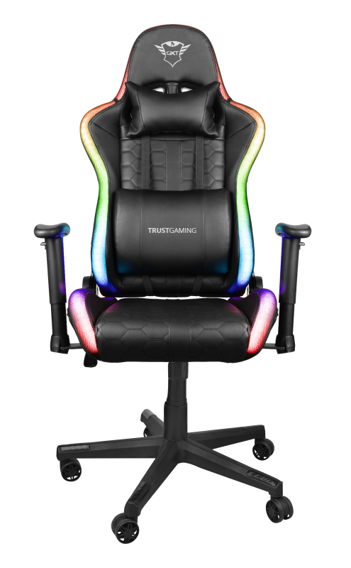 Silla Gamer Rizza Rgb Trust Gxt 716 Negra – imagen 5