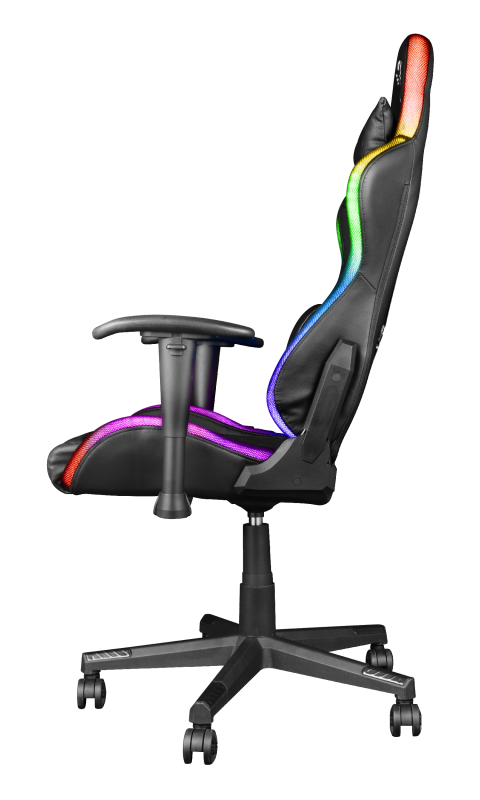 Silla Gamer Rizza Rgb Trust Gxt 716 Negra – imagen 4