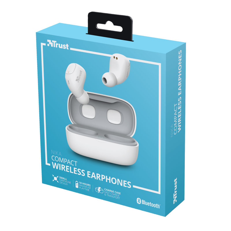 Audifonos Bluetooth Trust Nika Compact Blanco – imagen 5