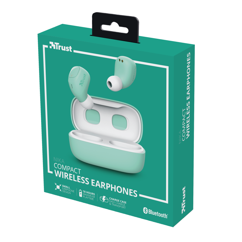Audifonos Bluetooth Trust Nika Compact Verde – imagen 3