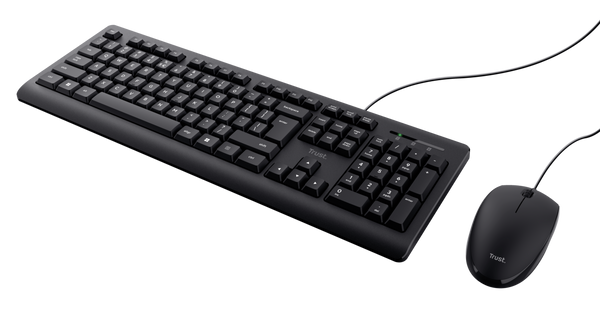 Kit Teclado + Mouse Con Cable Trust Primo Negro – imagen 2