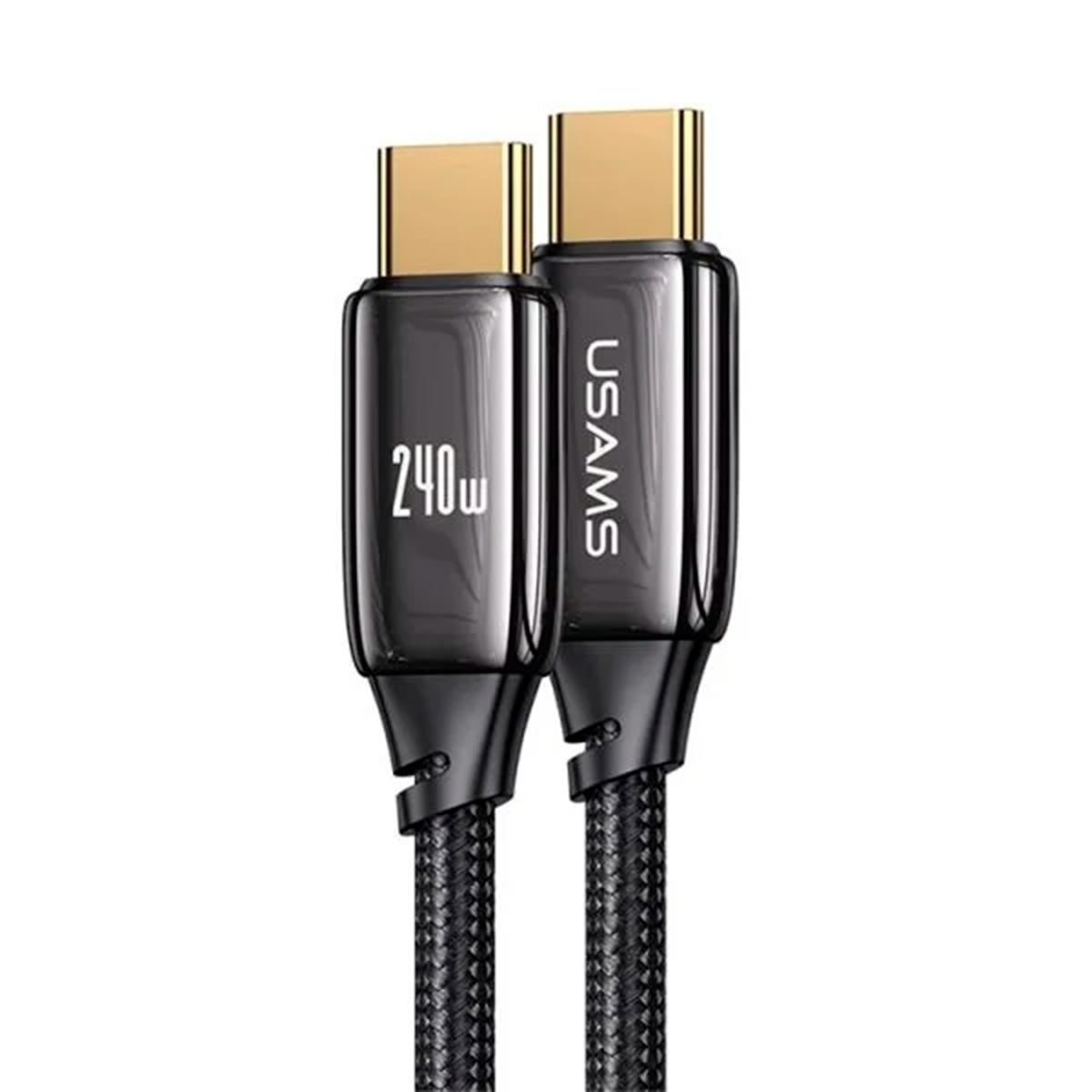 Cable Tipo C a Tipo C Usams Us-sj581 Trenzado 240w 2 Metros