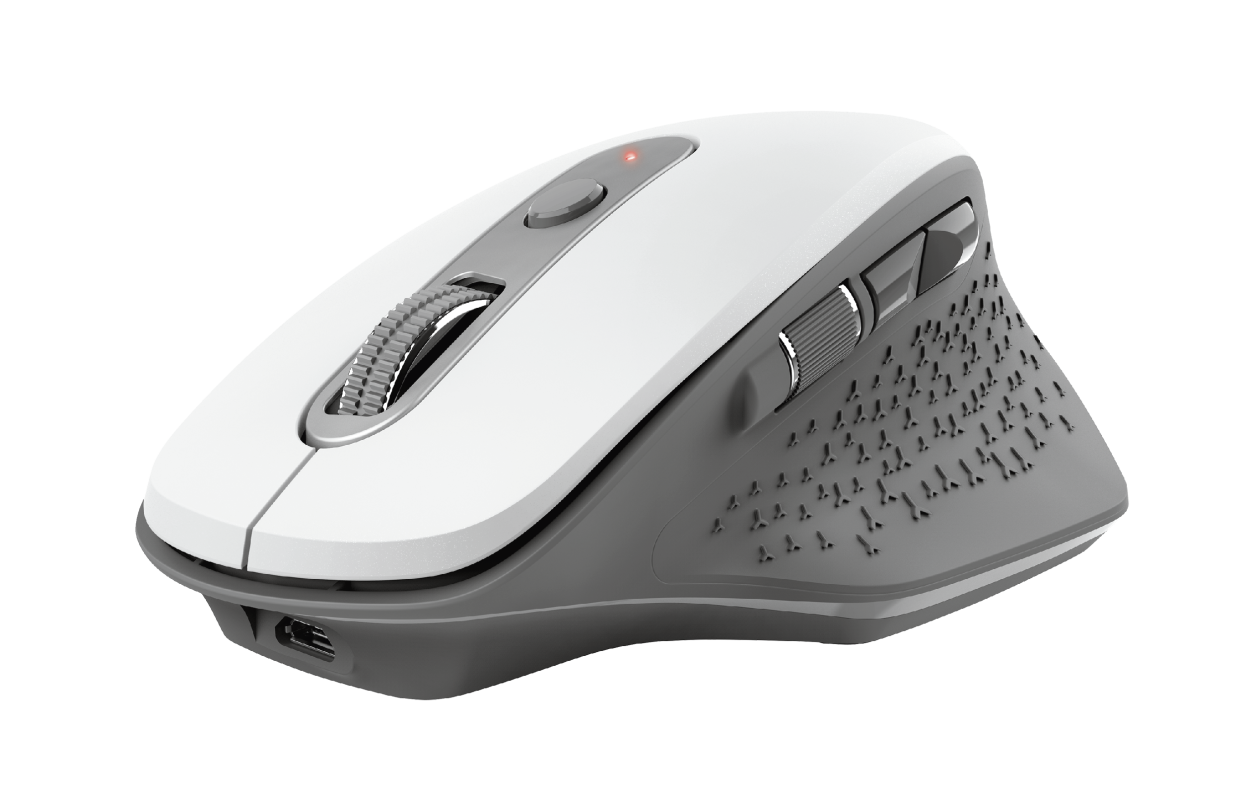 Mouse Inalámbrico Recargable Trust Ozaa Blanco – imagen 2