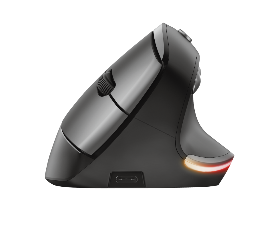 Mouse Inalámbrico Ergonomico Trust Bayo Negro – imagen 5