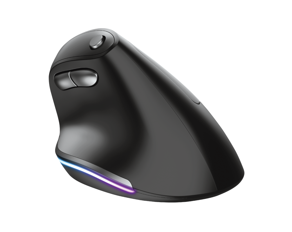 Mouse Inalámbrico Ergonomico Trust Bayo Negro – imagen 4