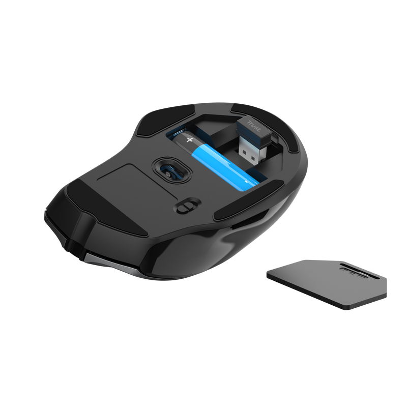 Mouse Trust Inalambrico Wireless Nita Negro – imagen 4