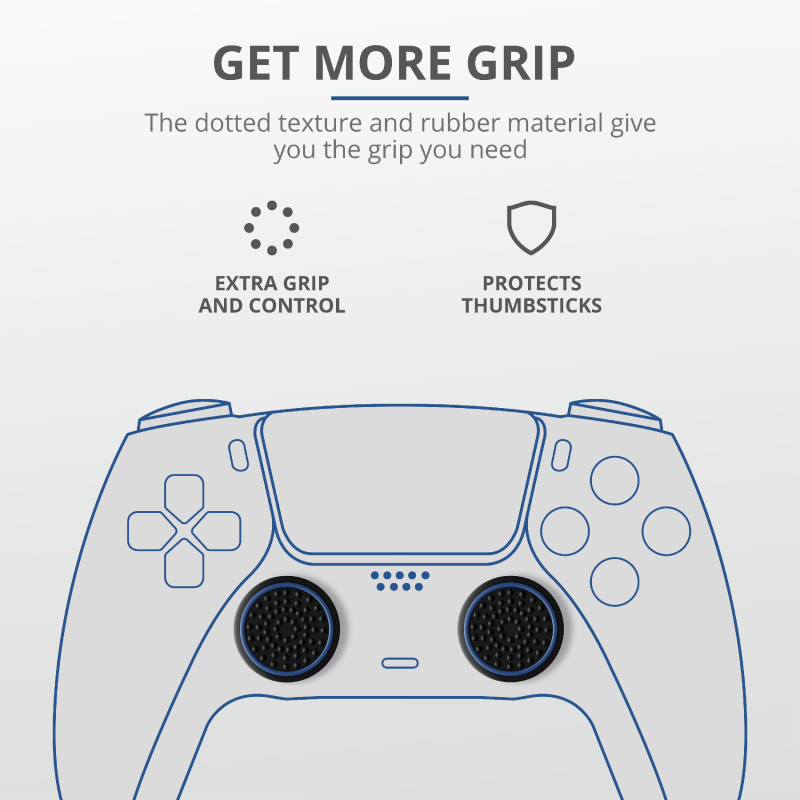 Grip Para Control Mando Ps5 Trust 4-Pack Bicolor – imagen 4