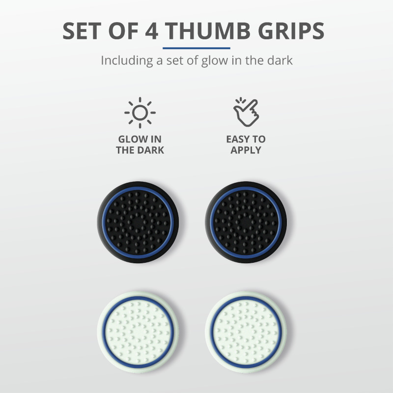 Grip Para Control Mando Ps5 Trust 4-Pack Bicolor – imagen 3