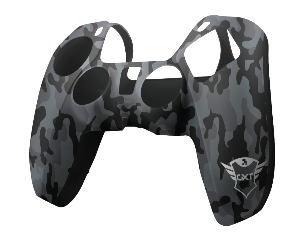 Protector Silicona Joystick Ps5 Trust Gxt 748 Camu Gris – imagen 3